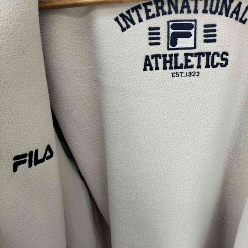 フィラ FILA フリース リップストップ リバーシブル マウンテン ジャケット メンズ import:L