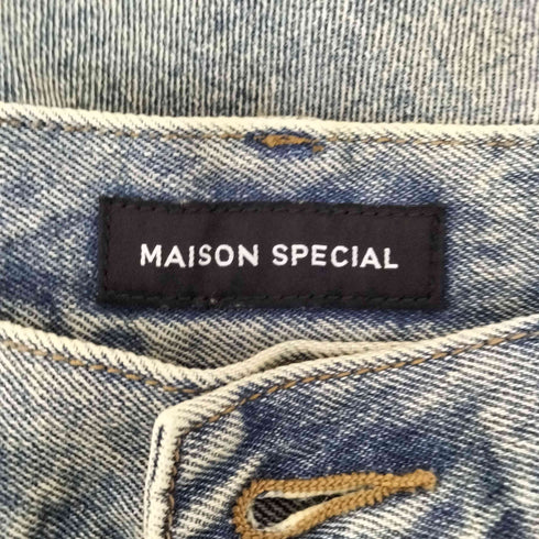 メゾンスペシャル MAISON SPECIAL Baggy Denim Pants BLU レディース JPN:38