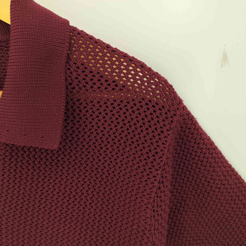 ステューシー Stussy CABLE MESH SS ケーブルメッシュ ニットポロ メンズ import:S