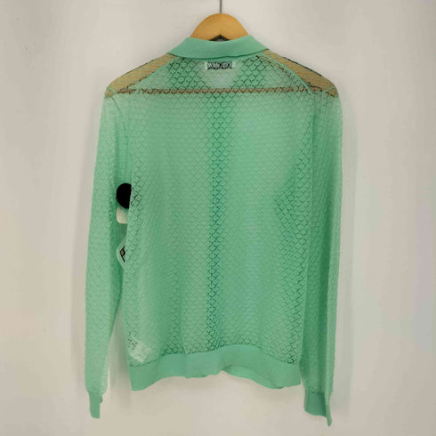 ティーモダンストリートウエア TTT_MSW See-through knit cardigan シースルー ニットカーディガン メンズ JPN:M