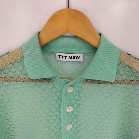 ティーモダンストリートウエア TTT_MSW See-through knit cardigan シースルー ニットカーディガン メンズ JPN:M