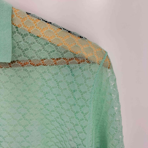 ティーモダンストリートウエア TTT_MSW See-through knit cardigan シースルー ニットカーディガン メンズ JPN:M