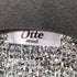 OTTE ラメデザインシルバージャケット レディース
