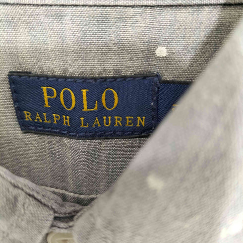 ポロラルフローレン POLO RALPH LAUREN ペンキリペア加工 ワークシャツ メンズ import:S