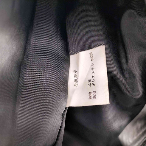 シープレザー 比翼 ショート コート レディース JPN:M