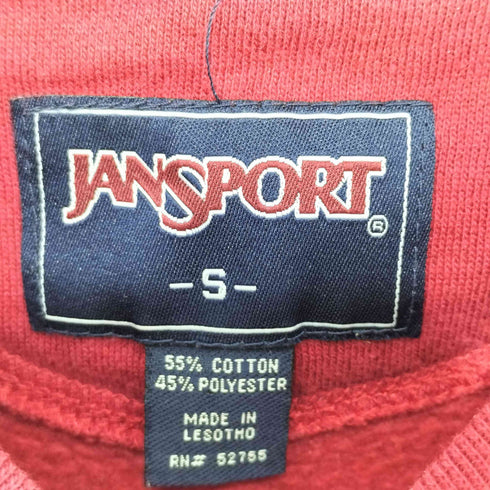 ジャンスポーツ JanSport 90-00S ワンポイント刺繍 L/S プルオーバースウェット メンズ import:S