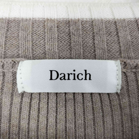 ダーリッチ Darich パイピングリボンデザインニットミニワンピース レディース FREE