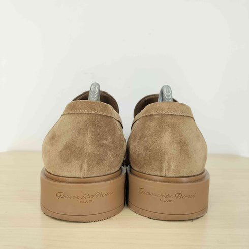 ジャンビトロッシ Gianvito Rossi HARRIS スウェードローファー メンズ 41½