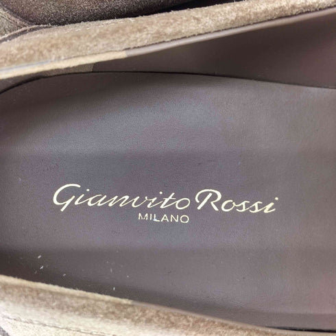 ジャンビトロッシ Gianvito Rossi HARRIS スウェードローファー メンズ 41½