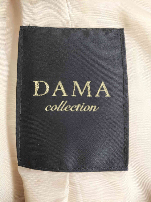 ダーマコレクション DAMA collection ツイードノーカラージャケット スカート セットアップ ラメ糸 レディース 9AR