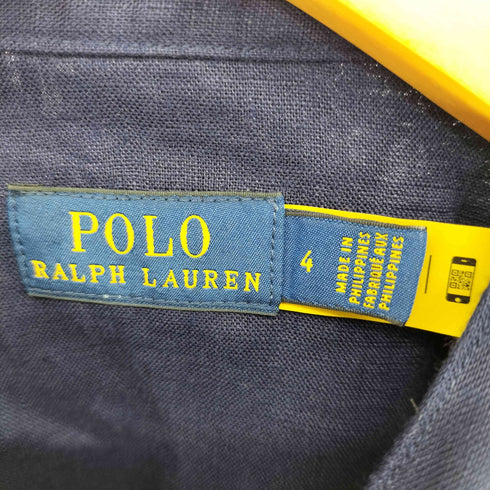 ポロラルフローレン POLO RALPH LAUREN フロントオープンリネンブラウス レディース JPN:4