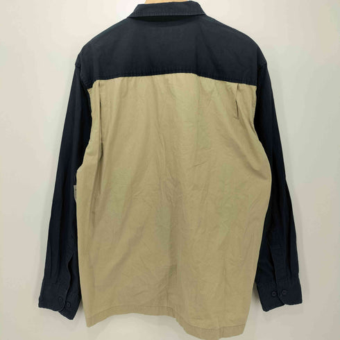 バンズ VANS 90-00S 旧タグ マルチカラー L/Sワークシャツ メンズ import:M