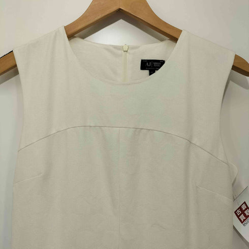 アルマーニジーンズ ARMANI JEANS ドット ノースリーブ ワンピース レディース DE:42