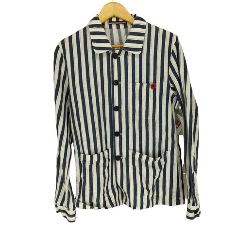 ラルディー二 LARDINI トリコロールストライプカバーオール メンズ 46