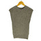 MONICA CORDERA KNIT CAPE メランジ ネップ ニット ケープ ベスト レディース
