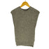 MONICA CORDERA KNIT CAPE メランジ ネップ ニット ケープ ベスト レディース