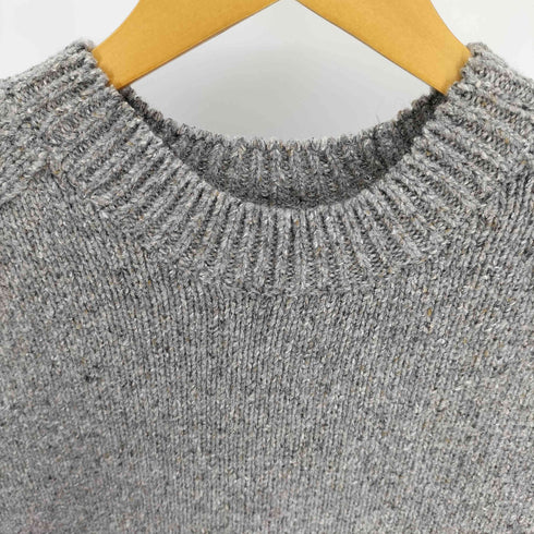 MONICA CORDERA KNIT CAPE メランジ ネップ ニット ケープ ベスト レディース