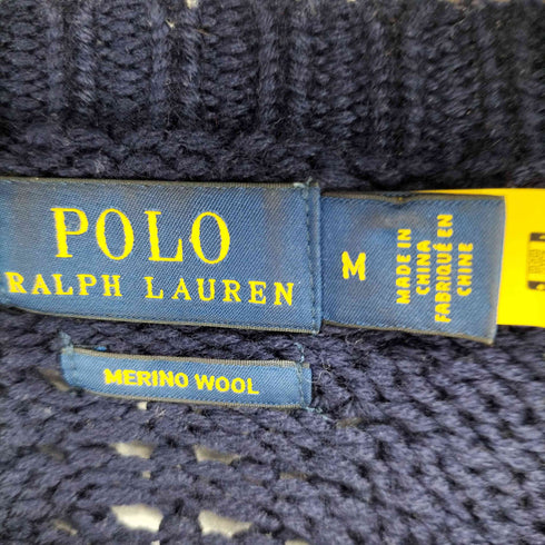 ポロラルフローレン POLO RALPH LAUREN Scalloped Striped Sweater ストライプスカラップセーター レディース import:M