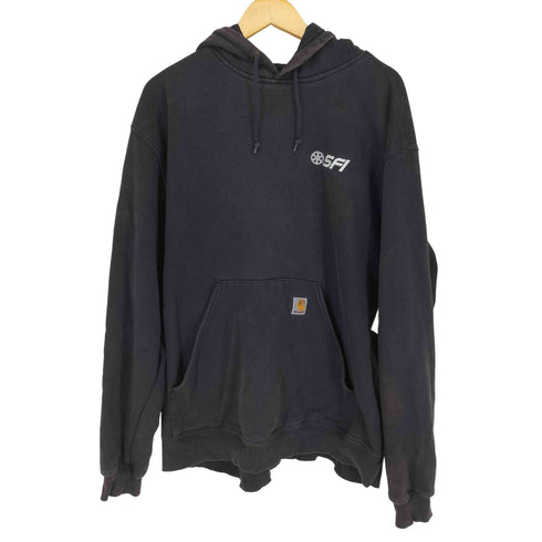 カーハートワークインプログレス Carhartt WIP 企業ロゴ刺繍プルオーバーパーカー メンズ 2XL