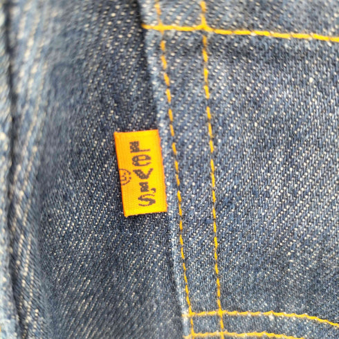 リーバイス Levis 80S ボタン裏553 オレンジタブ 42TALON 746-0917 フレアデニムパンンツ 濃紺 レディース W26 L27