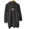 トミージーンズ tommy jeans フロントロゴ ハーフジップフーデットフリースジャケット メンズ import:M