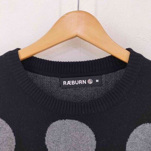 RÆBURN カシミヤブレンド ドット クルーネックニット メンズ import:M