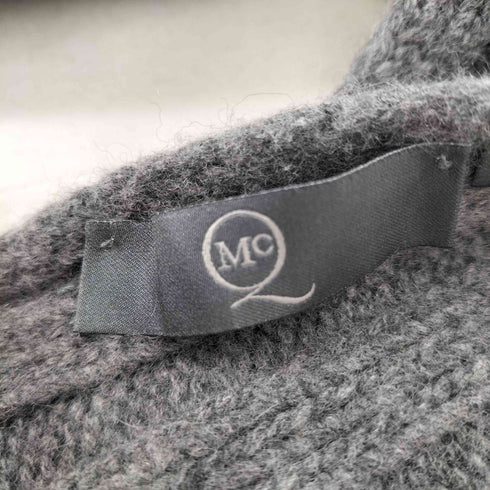 マックキューバイ アレキサンダーマックイーン McQ Alexander McQueen ミリタリーポケット切替ウールマフラー メンズ