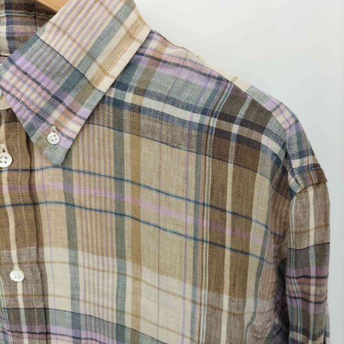 ポロバイラルフローレン Polo by RALPH LAUREN 袖ポニー ボタンダウンリネンシャツ メンズ SP