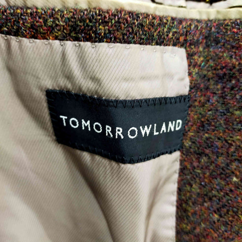 トゥモローランド TOMORROWLAND ツイード3Bテーラードジャケット メンズ 46