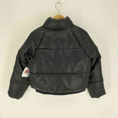 ザラ ZARA フェイクレザー クロップド 中綿 ジャケット レディース 13-14