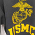 USMC ラグランスウェット ブラック メンズ
