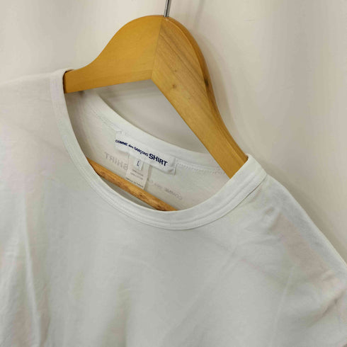 コムデギャルソンシャツ COMME des GARCONS SHIRT cotton jersey plain バックロゴS/S Tシャツ メンズ JPN:L