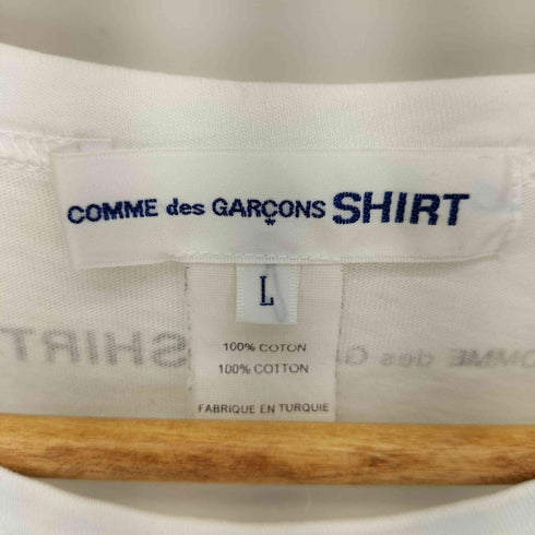 コムデギャルソンシャツ COMME des GARCONS SHIRT cotton jersey plain バックロゴS/S Tシャツ メンズ JPN:L