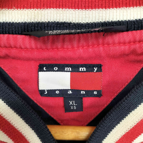トミージーンズ tommy jeans コットンジップブルゾン レディース XL
