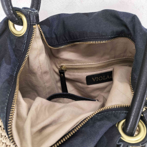 VIOLAD'ORO ラフィアバッグ casual レディース
