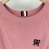 トミーヒルフィガー TOMMY HILFIGER LUXURY COTTON TH ロゴ 刺繍 コットン ニット メンズ import:M