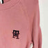 トミーヒルフィガー TOMMY HILFIGER LUXURY COTTON TH ロゴ 刺繍 コットン ニット メンズ import:M