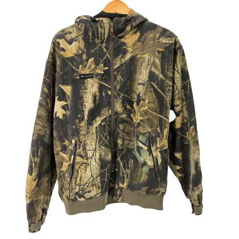 コロンビア Columbia NORTHERN BLUFF JACKET リアルツリーカモ アクティブジャケット 裏フリース メンズ JPN:M