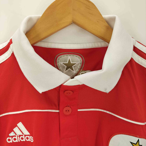 アディダス adidas E PLURIBUS UNUM ワッペン サイドライン 半袖ポロシャツ メンズ JPN:M