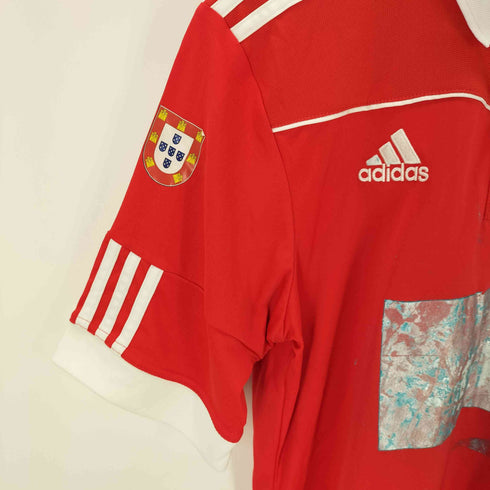 アディダス adidas E PLURIBUS UNUM ワッペン サイドライン 半袖ポロシャツ メンズ JPN:M