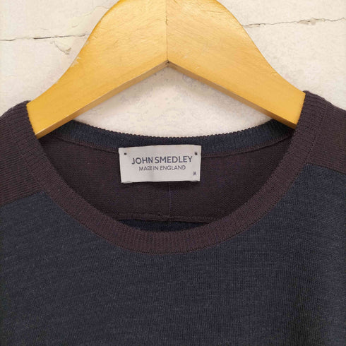ジョンスメドレー JOHN SMEDLEY バイカラーラグランニット メンズ JPN:M