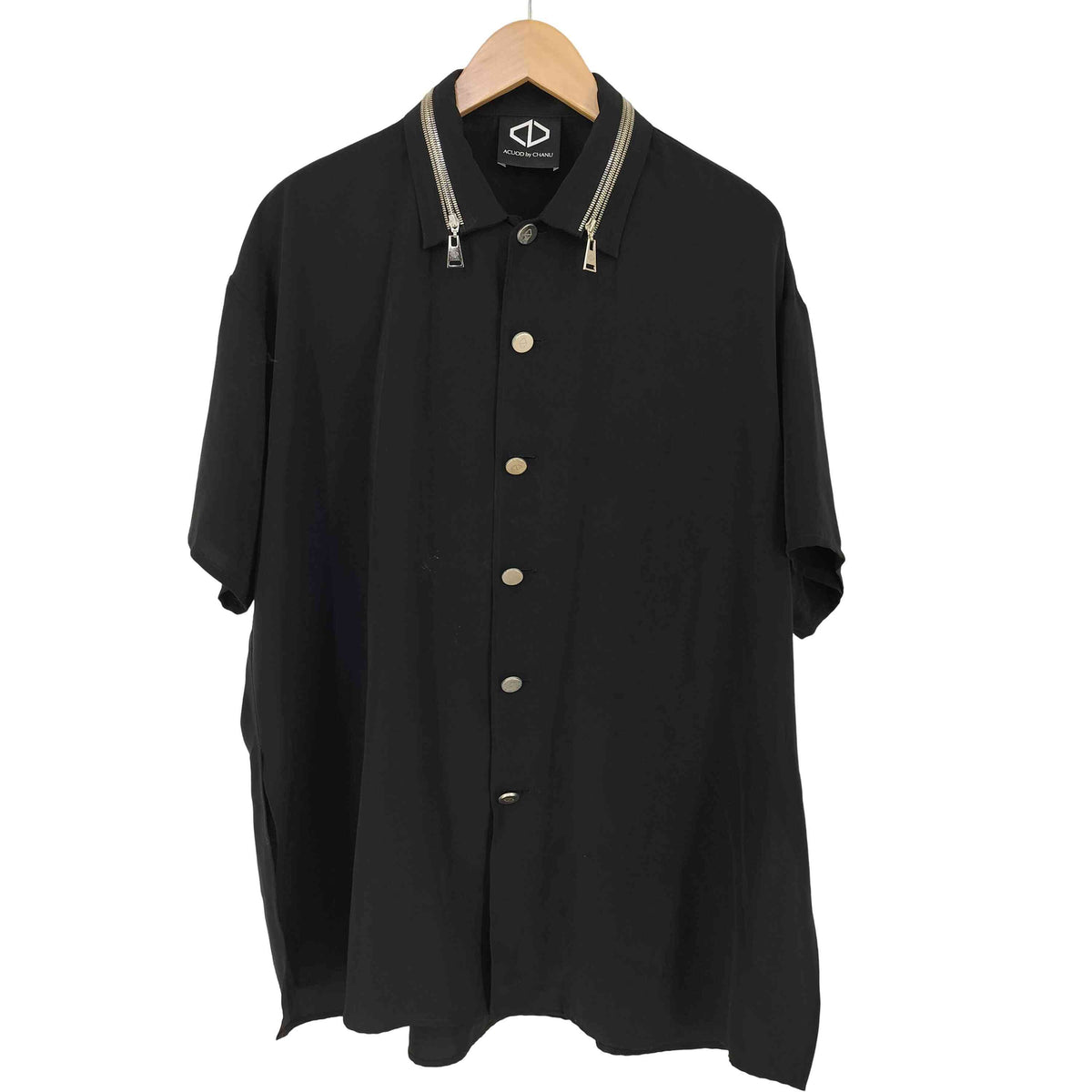 ACUOD by CHANU 半袖シャツ ACUOD BY CHANU ジップデザイン S/S シャツ メンズ FREE