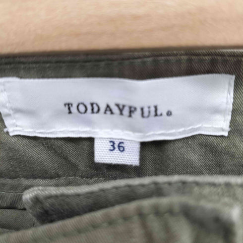 トゥデイフル TODAYFUL Pleats Chino パンツ レディース JPN:36