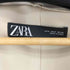 ザラ ZARA ストレッチスウェードノーカラーガウンコート レディース import:S
