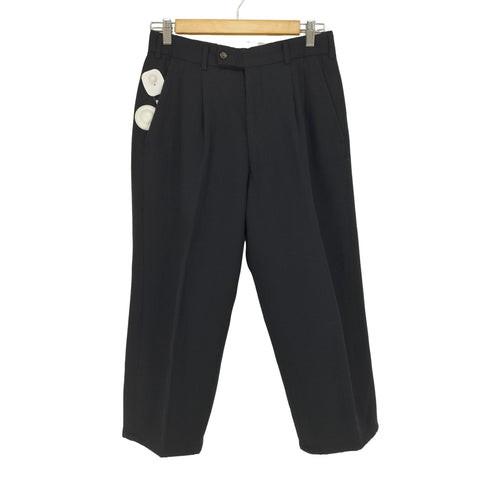 コムデギャルソンオム COMME des GARCONS HOMME 80S AD表記無 ウール2タックスラックス メンズ JPN:S