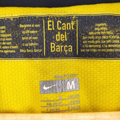ナイキ NIKE 刺繍 プリント メッシュ Vネック 半袖ゲームシャツ メンズ JPN:M