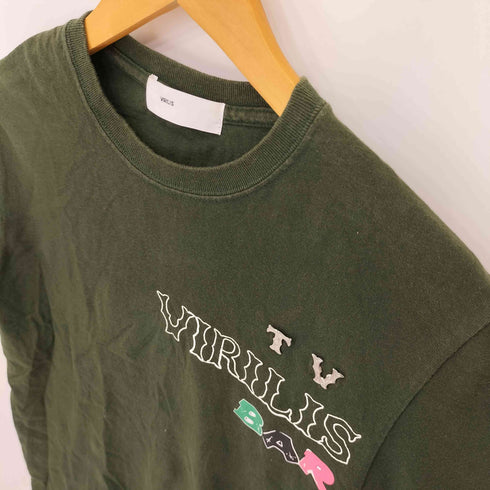 トーガビリリース TOGA VIRILIS TV BAR print T-shirt メンズ JPN:44