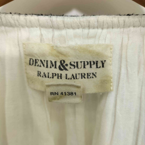 デニムアンドサプライ ラルフローレン DENIM & SUPPLY RALPH LAUREN タッセルコットンブラウス レディース import:XS
