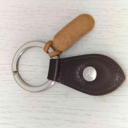 イルビゾンテ IL BISONTE イタリア製 本革 キーホルダー ホースロゴ メンズ