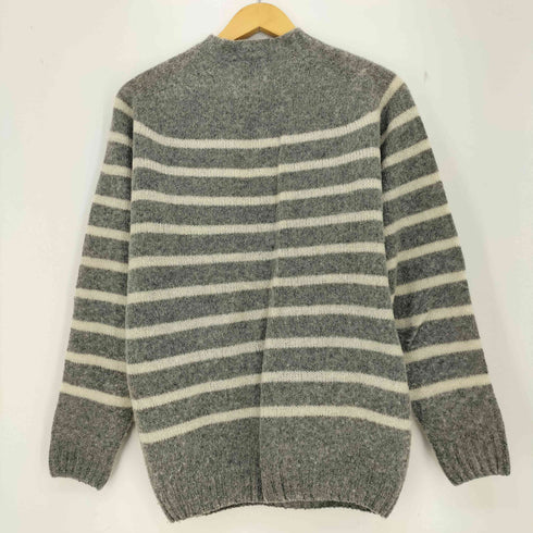 ノーザンクロフター Northern CROFTER スコットランド製 ボーダーシャギーニット メンズ 38